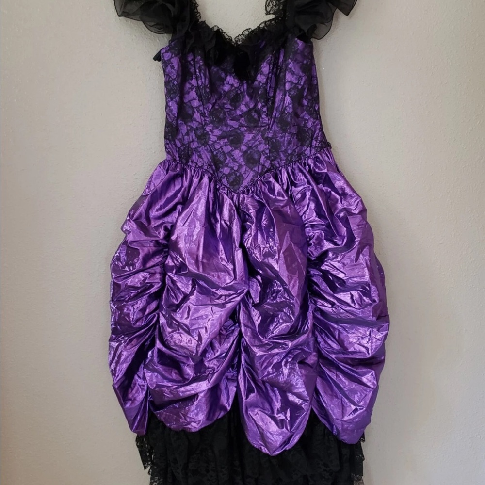 Vintage Loralie 80's Southern Belle Victorian Prom Costume Dress Size 18